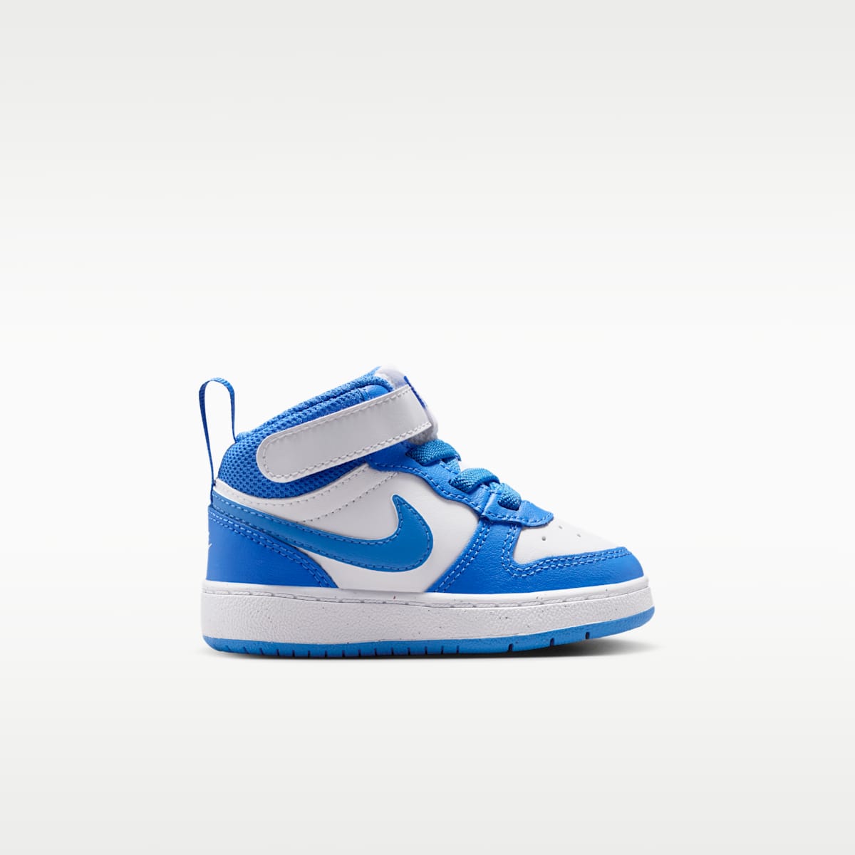 Nike Court Borough Mid 2 Baby/Toddler Shoes - White/Blue Crystal/White/Blue Crystal