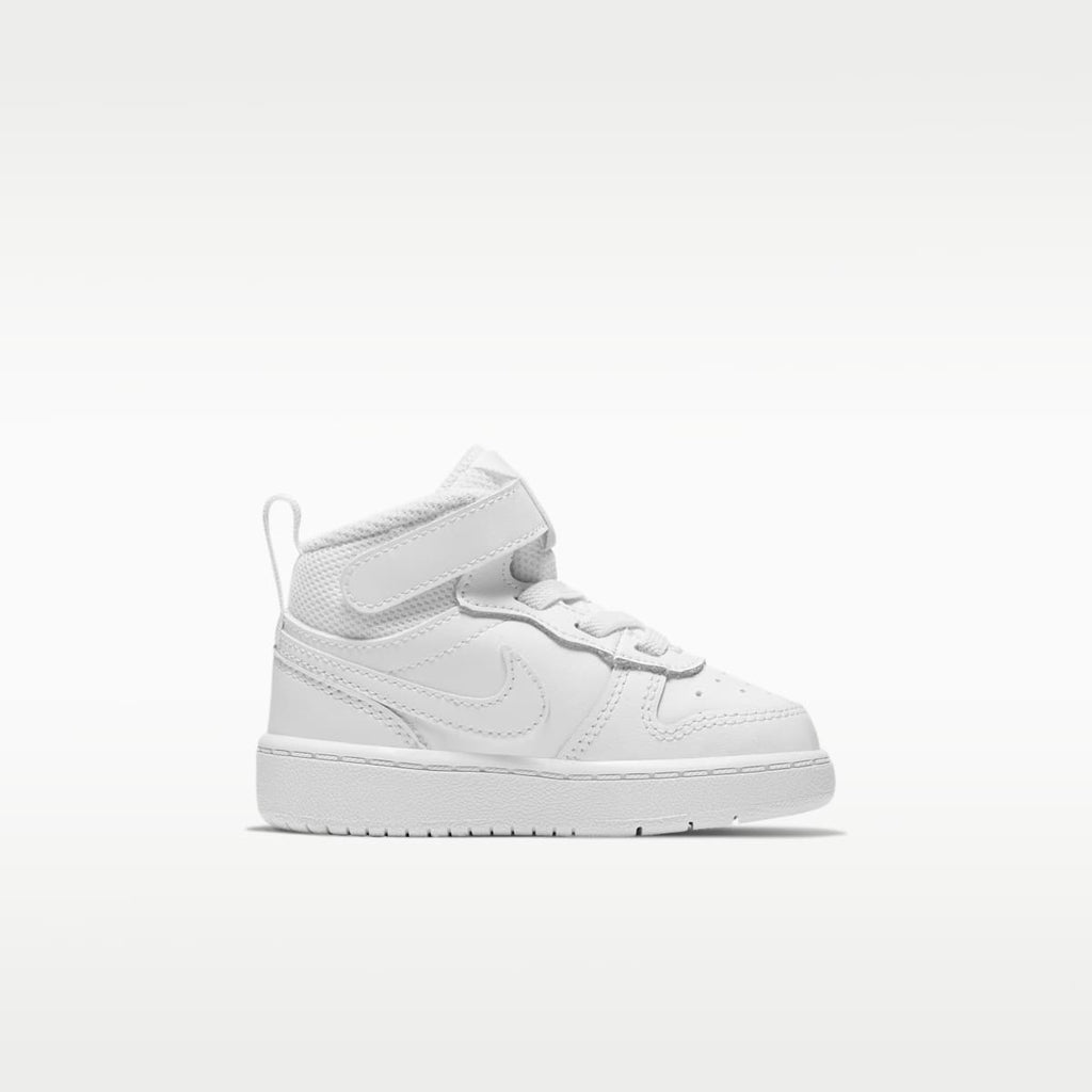 Nike Court Borough Mid 2 Baby/Toddler Shoes - White/White/White