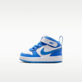 Nike Court Borough Mid 2 Baby/Toddler Shoes - White/Blue Crystal/White/Blue Crystal