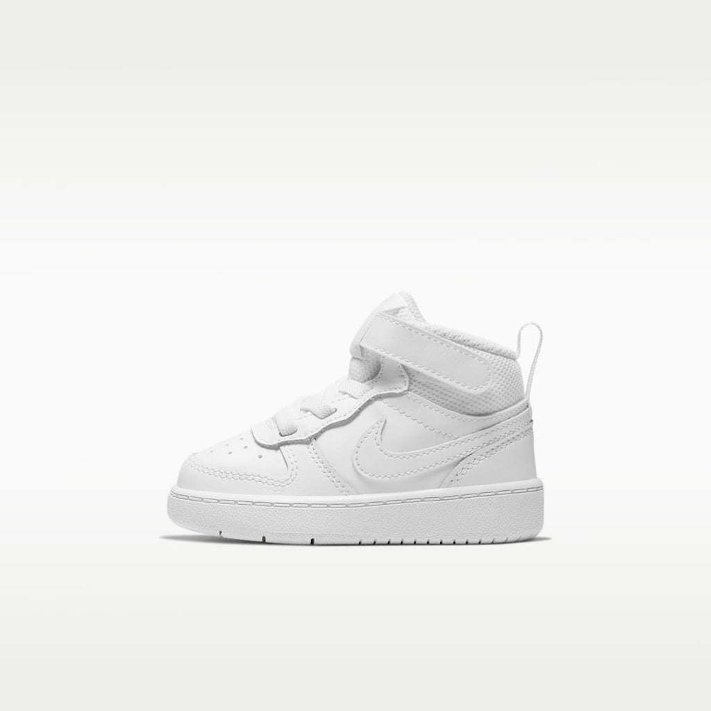 Nike Court Borough Mid 2 Baby/Toddler Shoes - White/White/White