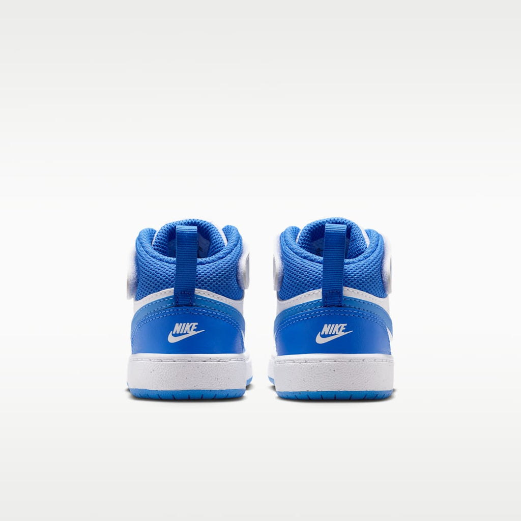 Nike Court Borough Mid 2 Baby/Toddler Shoes - White/Blue Crystal/White/Blue Crystal