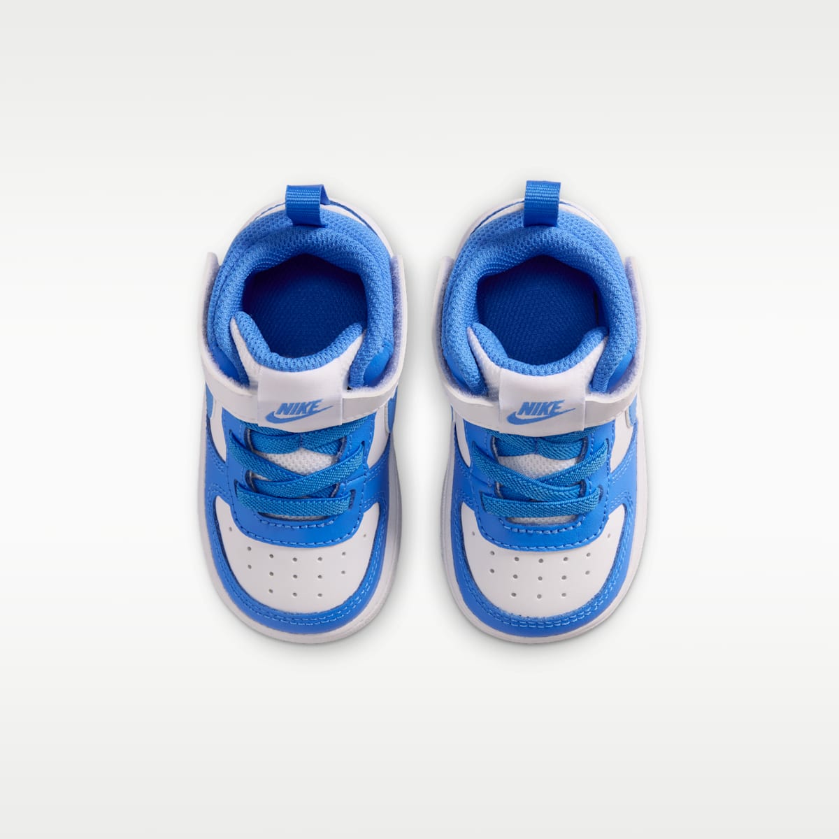 Nike Court Borough Mid 2 Baby/Toddler Shoes - White/Blue Crystal/White/Blue Crystal