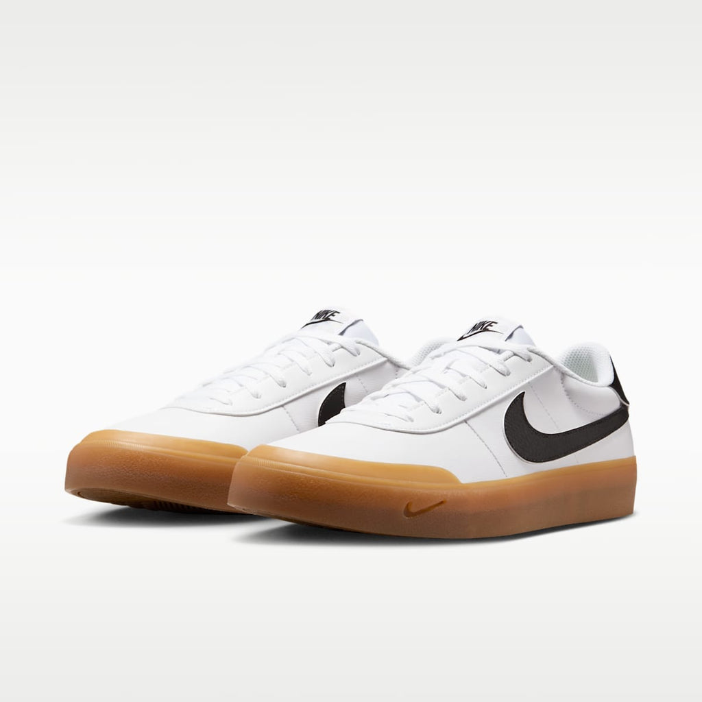 Nike Court Shot Men's Shoes - White/Gum Light Brown/Black - Image 5