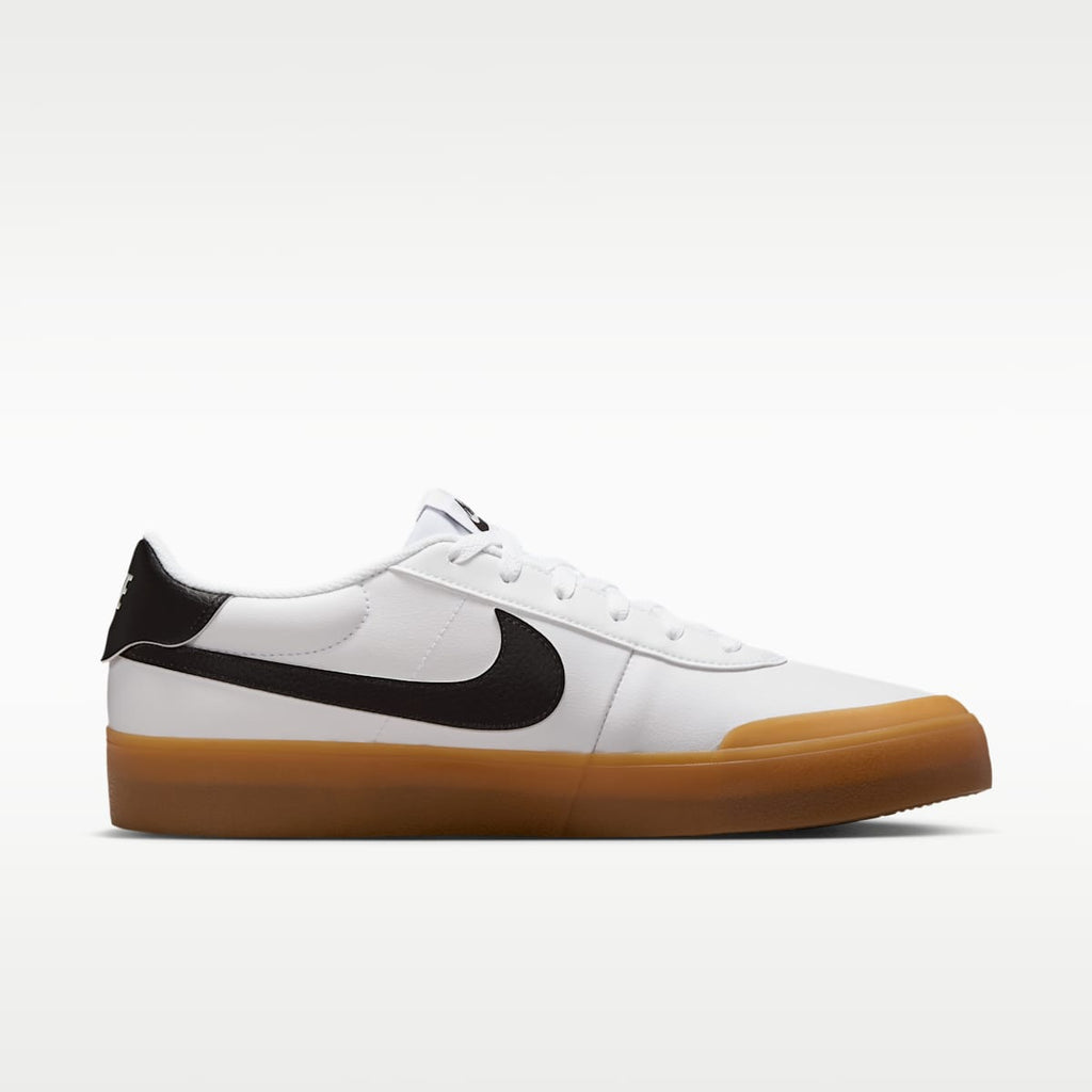 Nike Court Shot Men's Shoes - White/Gum Light Brown/Black - Image 3