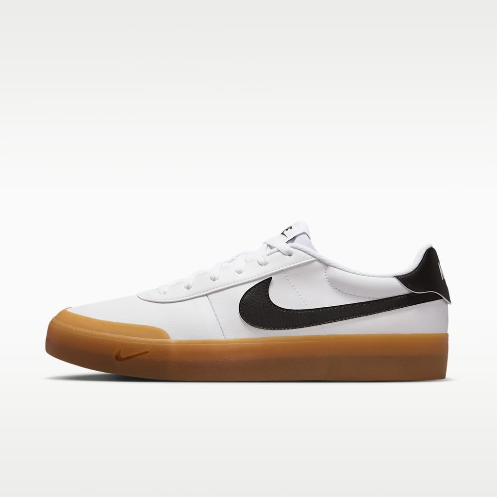Nike Court Shot Men's Shoes - White/Gum Light Brown/Black - Image 1
