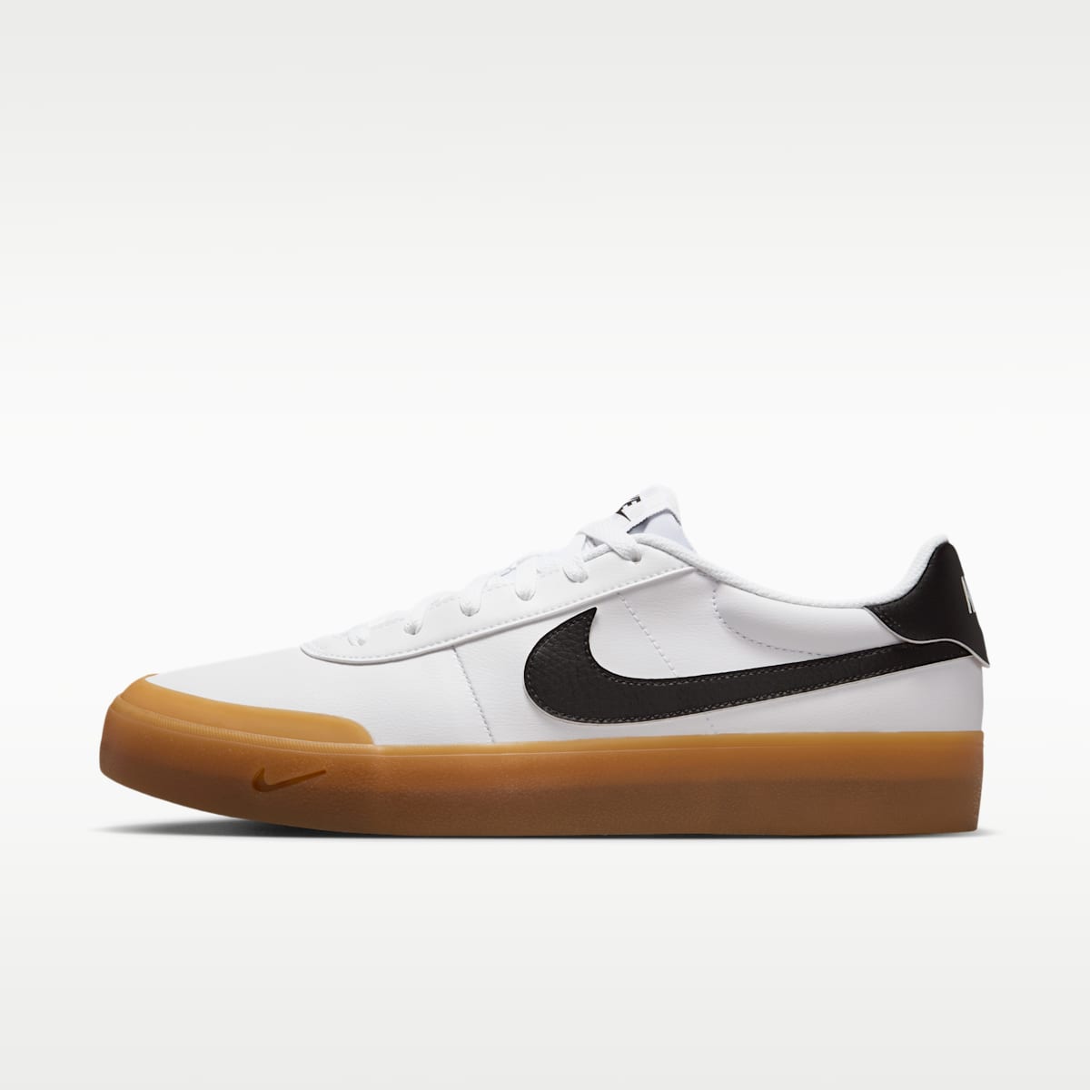 Nike Court Shot Men's Shoes - White/Gum Light Brown/Black - Image 1