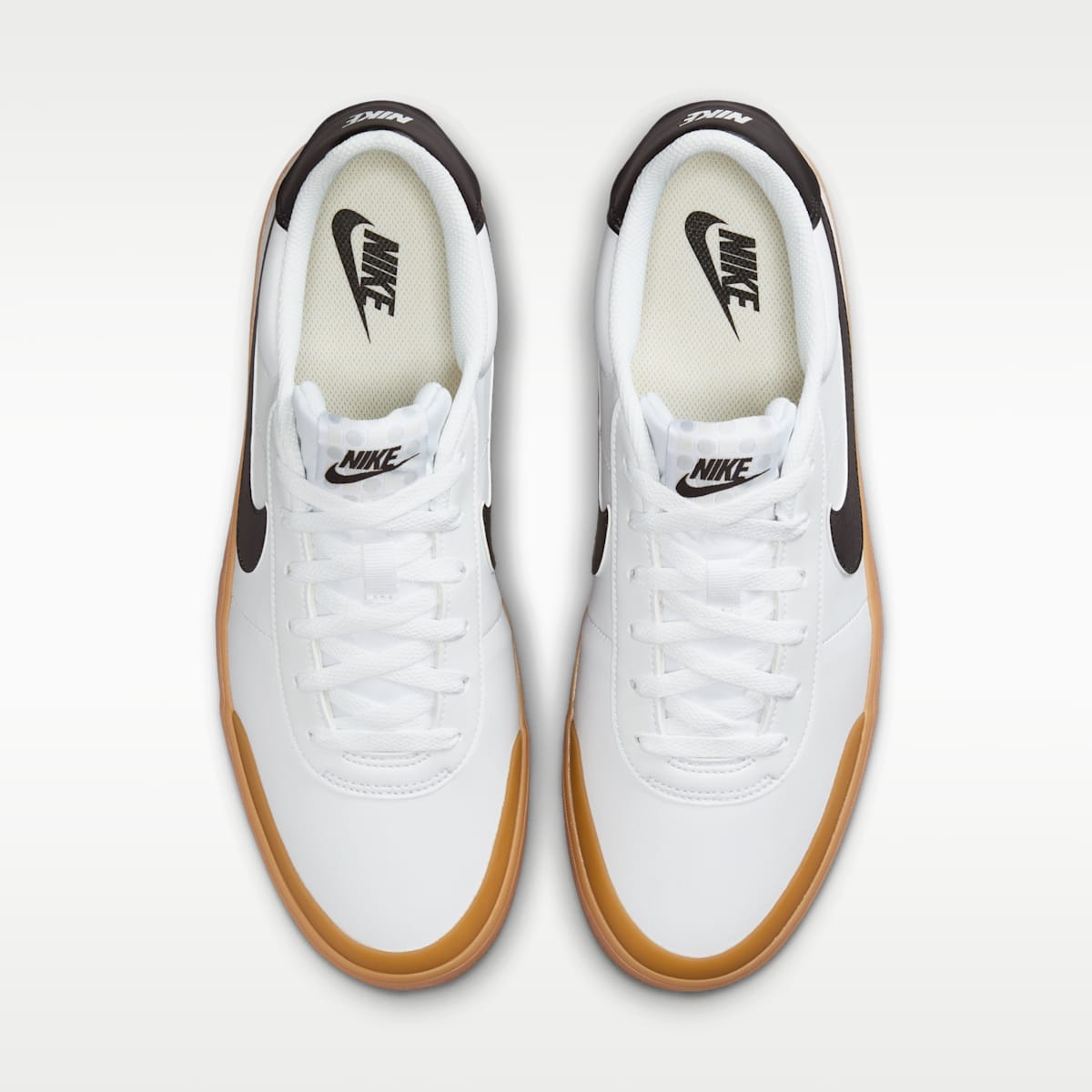 Nike Court Shot Men's Shoes - White/Gum Light Brown/Black - Image 4