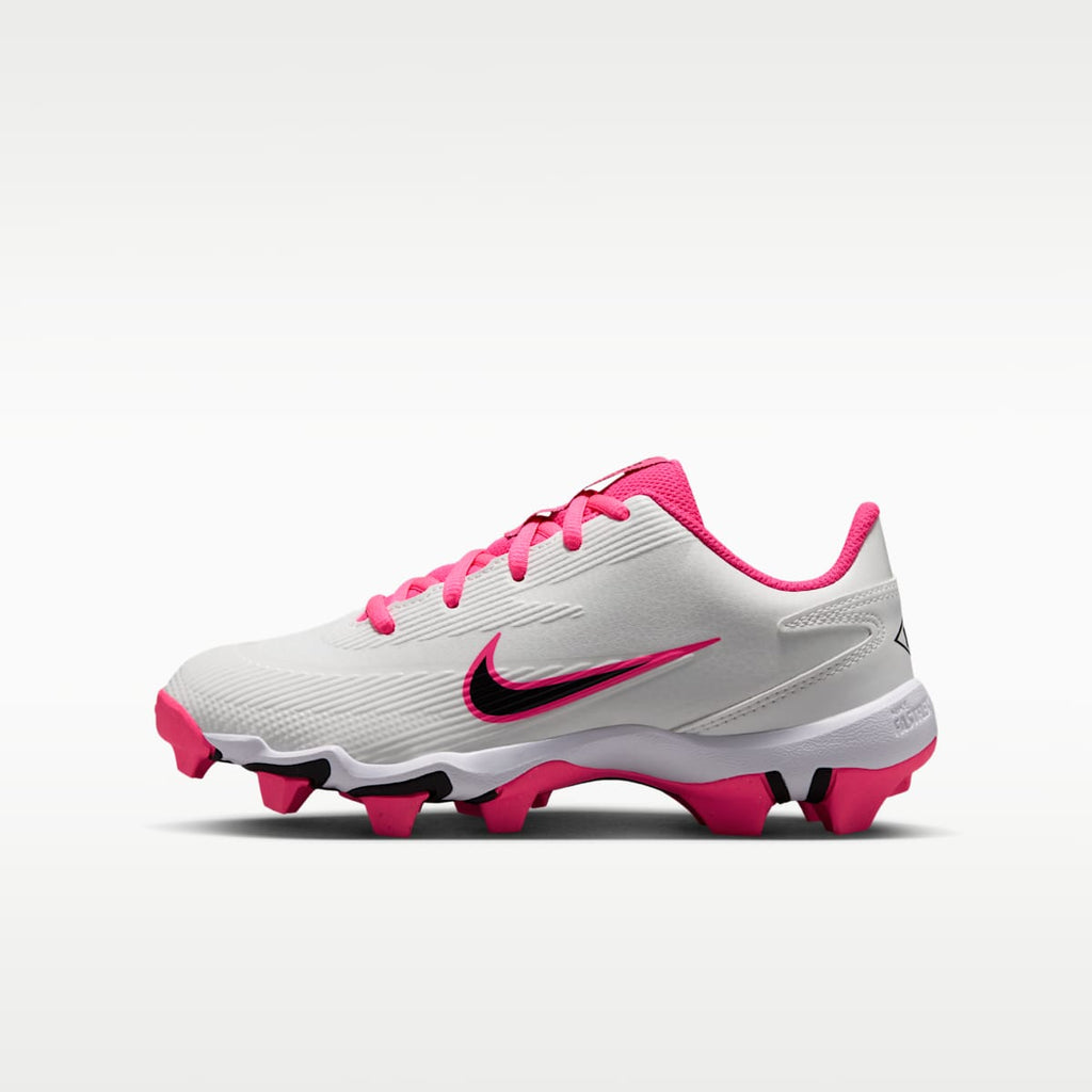 Diamond Clutch Big Kids' Softball Cleats - Summit White/Hyper Pink/Black