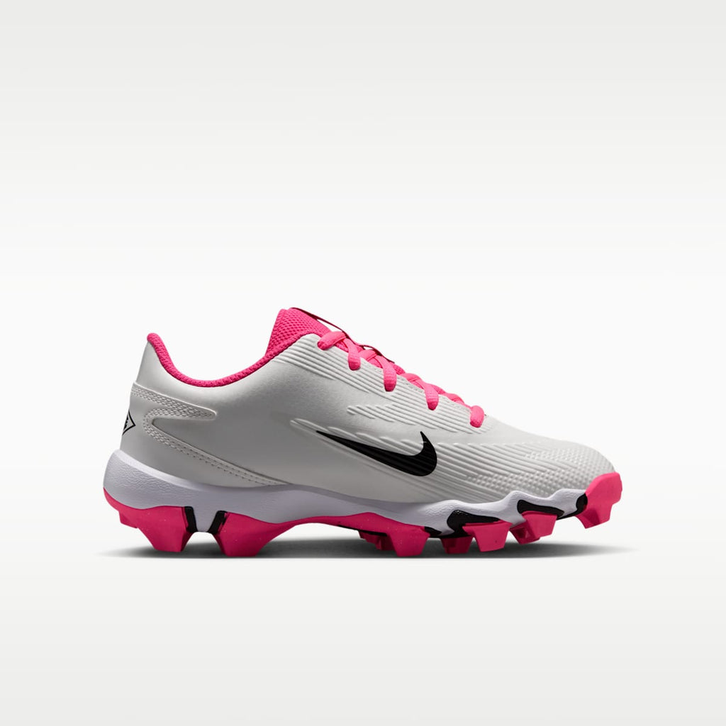 Diamond Clutch Big Kids' Softball Cleats - Summit White/Hyper Pink/Black