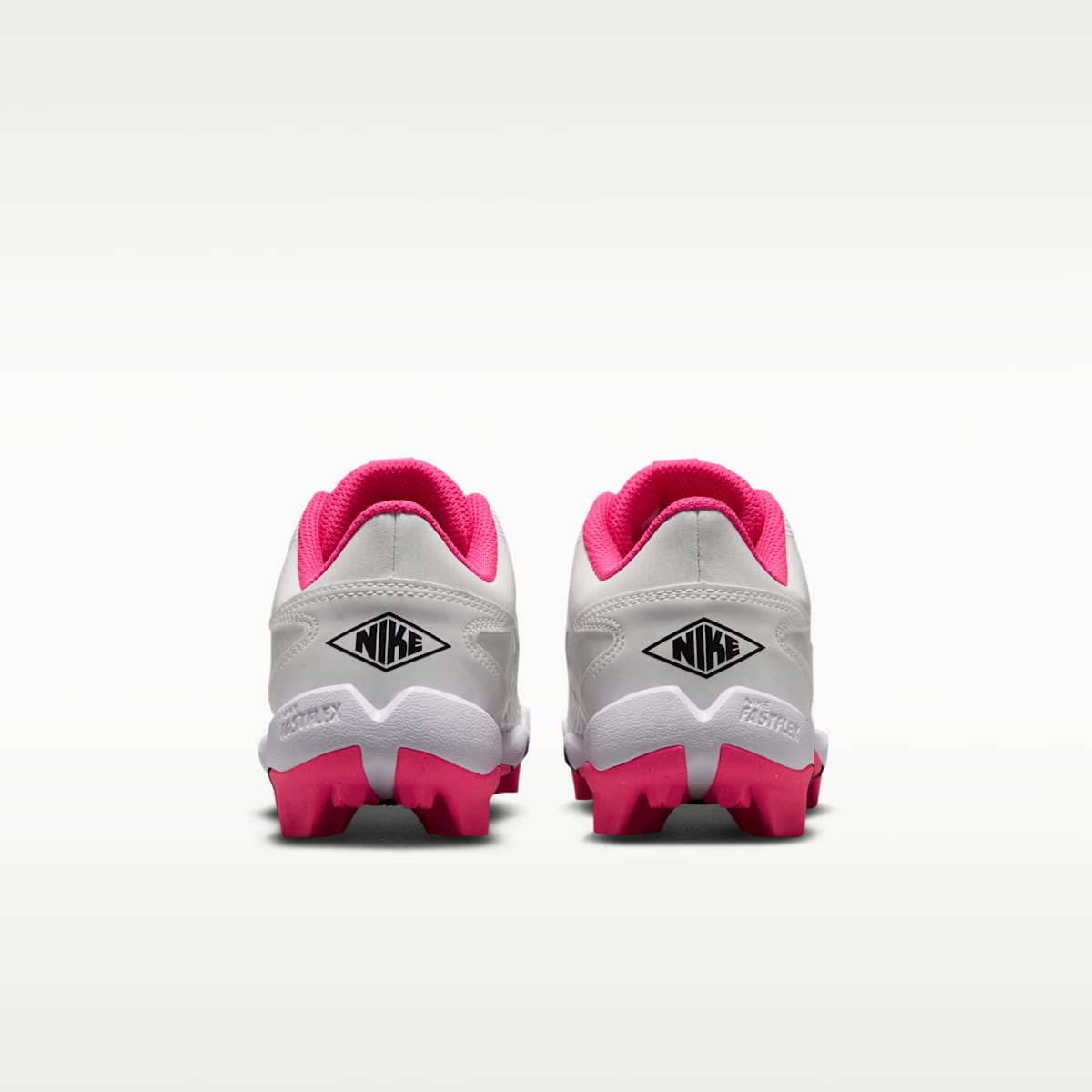 Diamond Clutch Big Kids' Softball Cleats - Summit White/Hyper Pink/Black