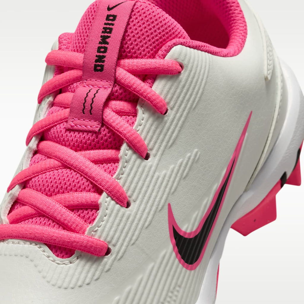 Diamond Clutch Big Kids' Softball Cleats - Summit White/Hyper Pink/Black