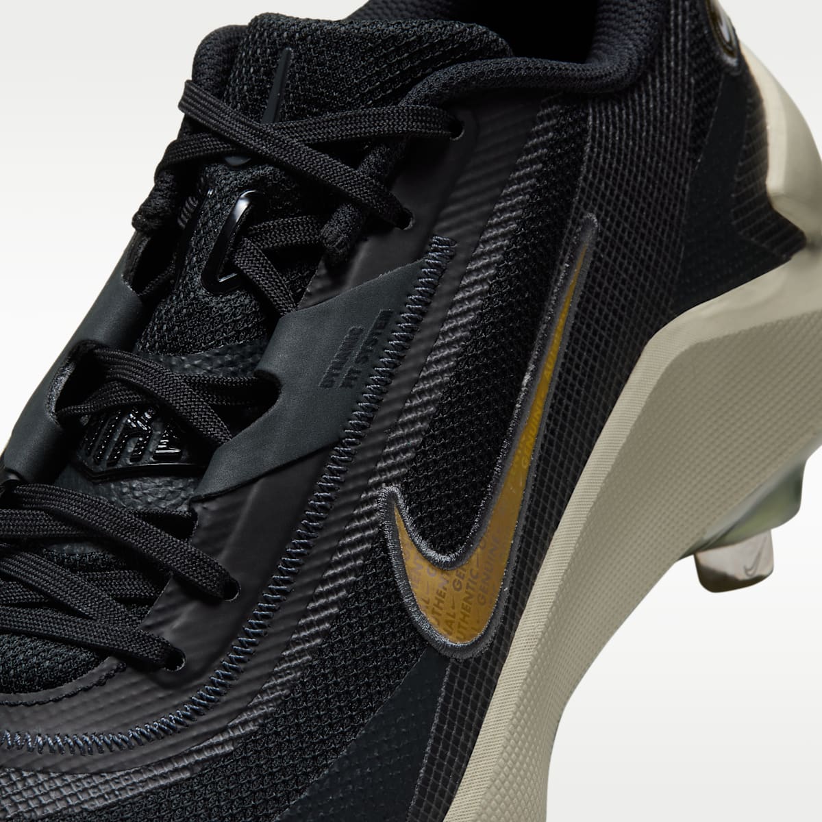 Nike Diamond Showcase MTL Men's Baseball Cleats - Black/Light Khaki/Anthracite - Image 8