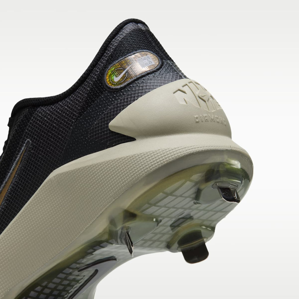 Nike Diamond Showcase MTL Men's Baseball Cleats - Black/Light Khaki/Anthracite - Image 9