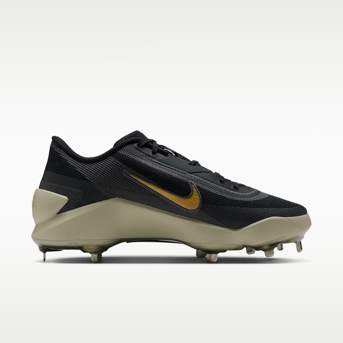 Nike Diamond Showcase MTL Men's Baseball Cleats - Black/Light Khaki/Anthracite - Image 3