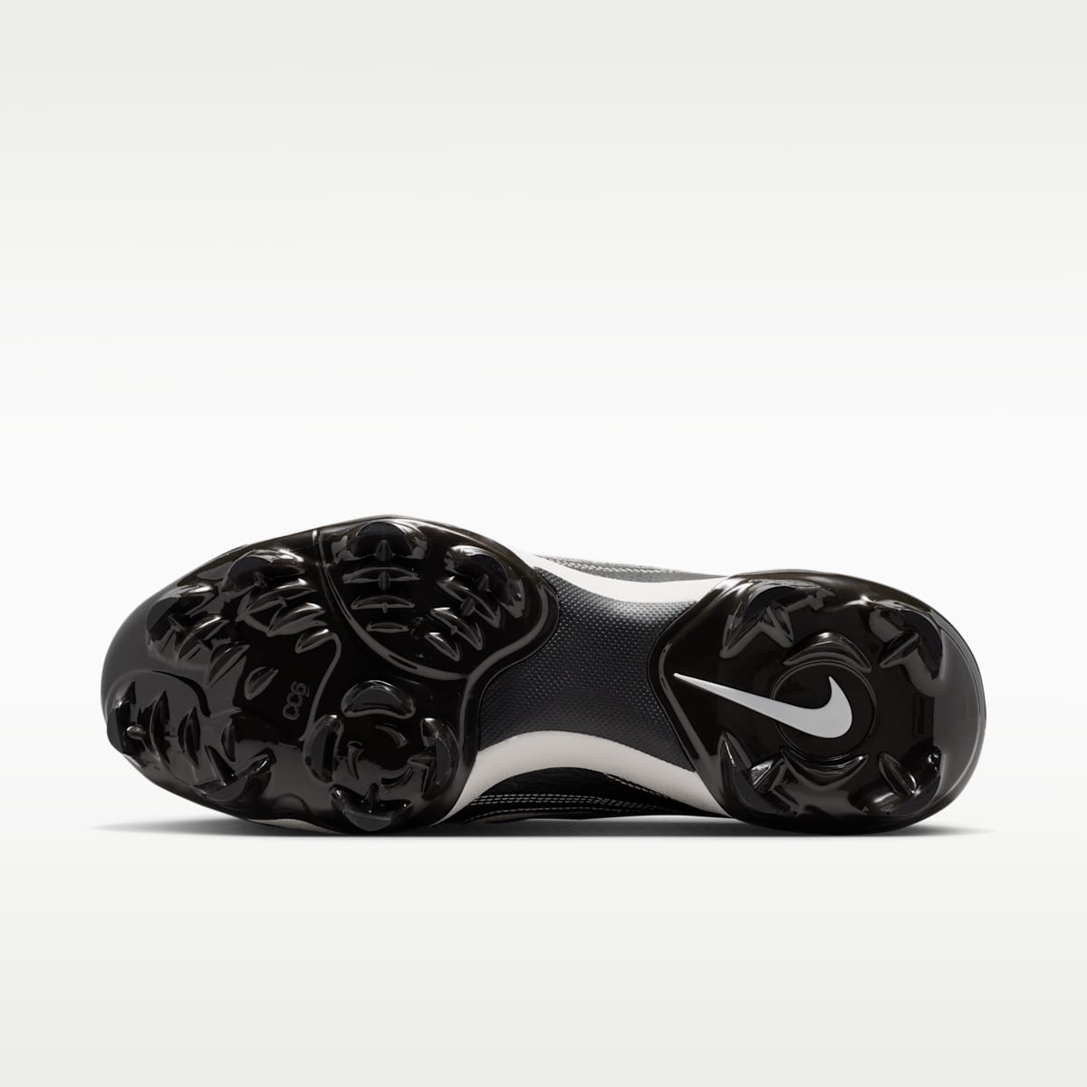 Nike Diamond Standout MCS "Jackie Robinson Day" Baseball Cleats - Black/Medium Ash/Velvet Brown/Pale Ivory - Image 2