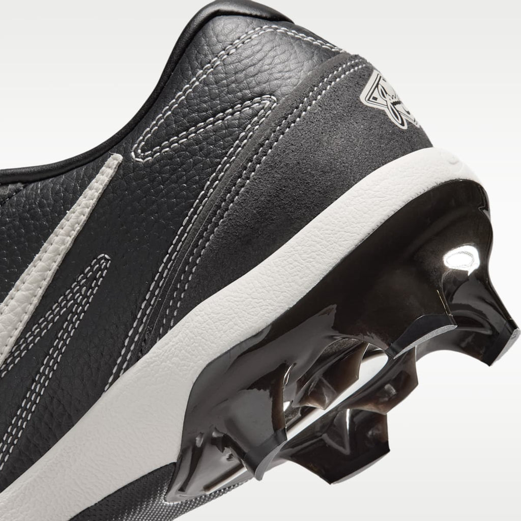 Nike Diamond Standout MCS "Jackie Robinson Day" Baseball Cleats - Black/Medium Ash/Velvet Brown/Pale Ivory - Image 9