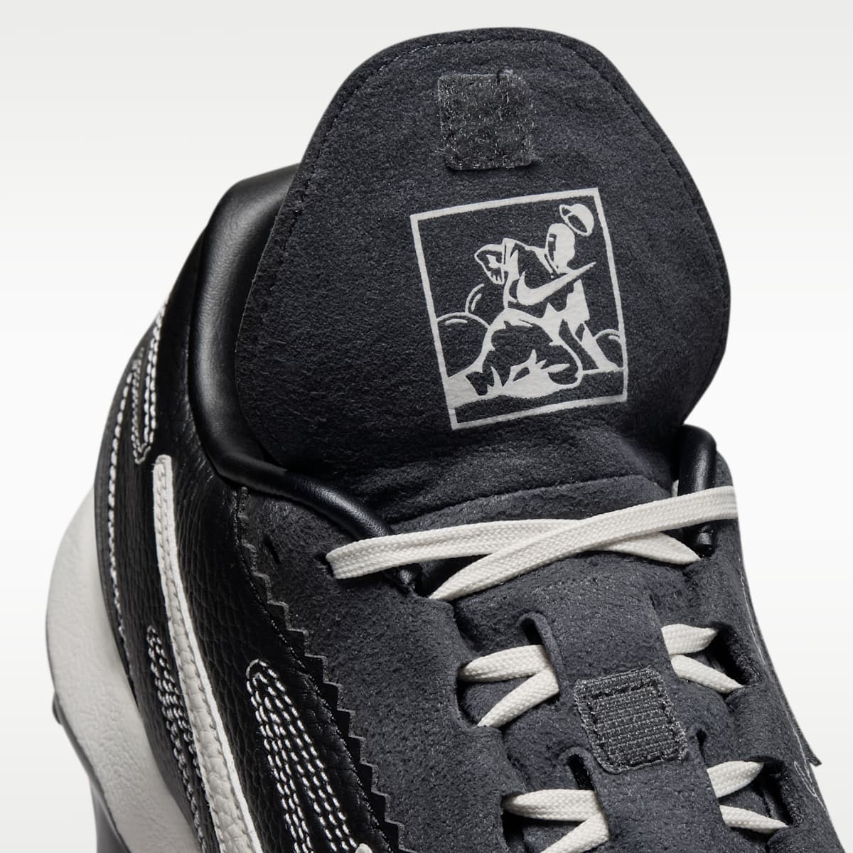 Nike Diamond Standout MCS "Jackie Robinson Day" Baseball Cleats - Black/Medium Ash/Velvet Brown/Pale Ivory - Image 11