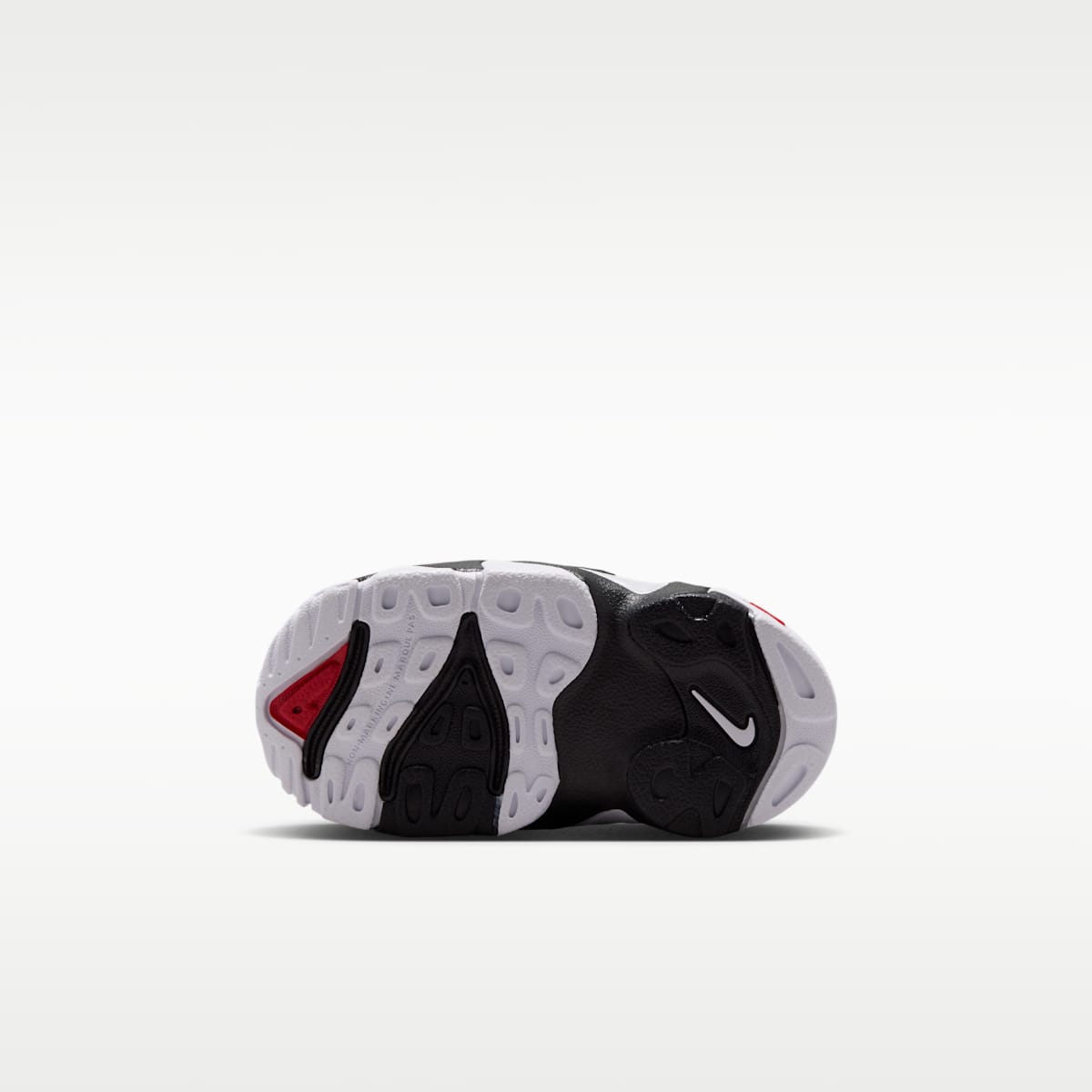 Nike Diamond Turf II Baby/Toddler Shoes - Black/Fire Red/Metallic Gold/White - Image 2