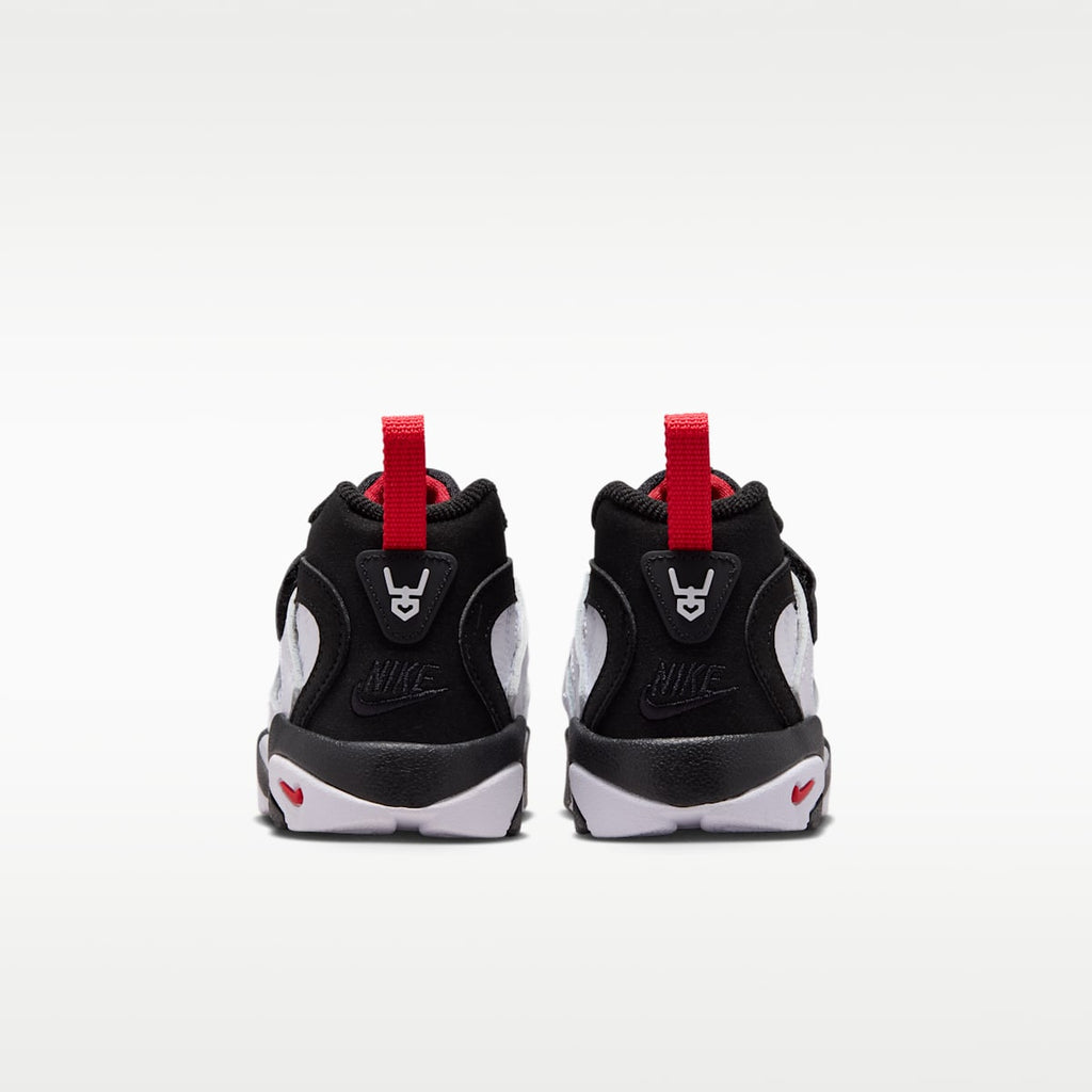 Nike Diamond Turf II Baby/Toddler Shoes - Black/Fire Red/Metallic Gold/White - Image 6