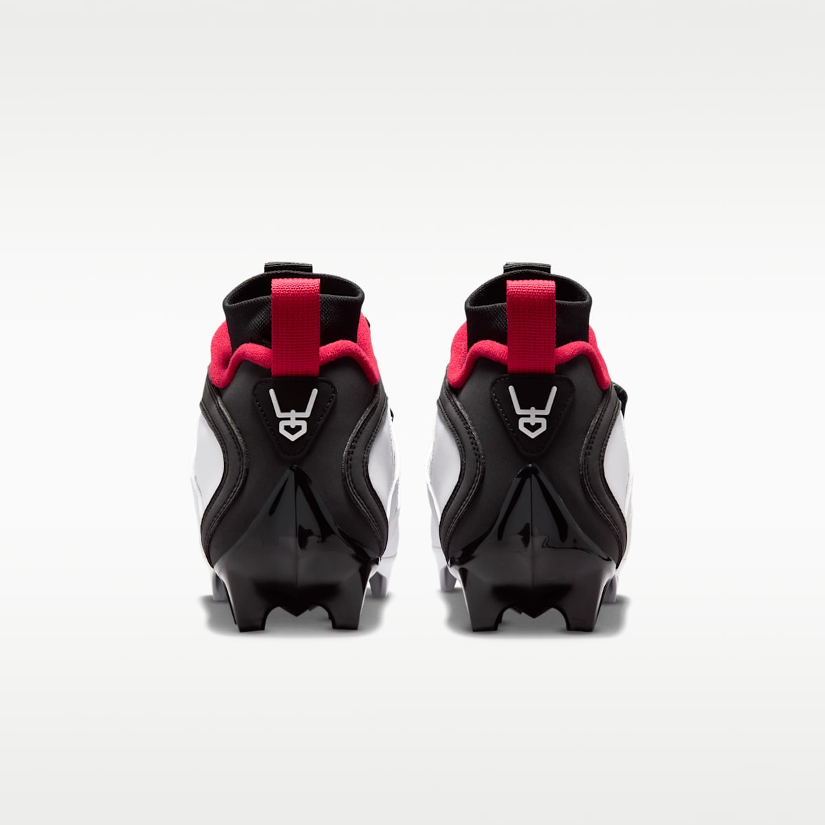 Nike Diamond Turf 2 Football Cleats - Black/Prime Red/Metallic Gold/White - Image 6