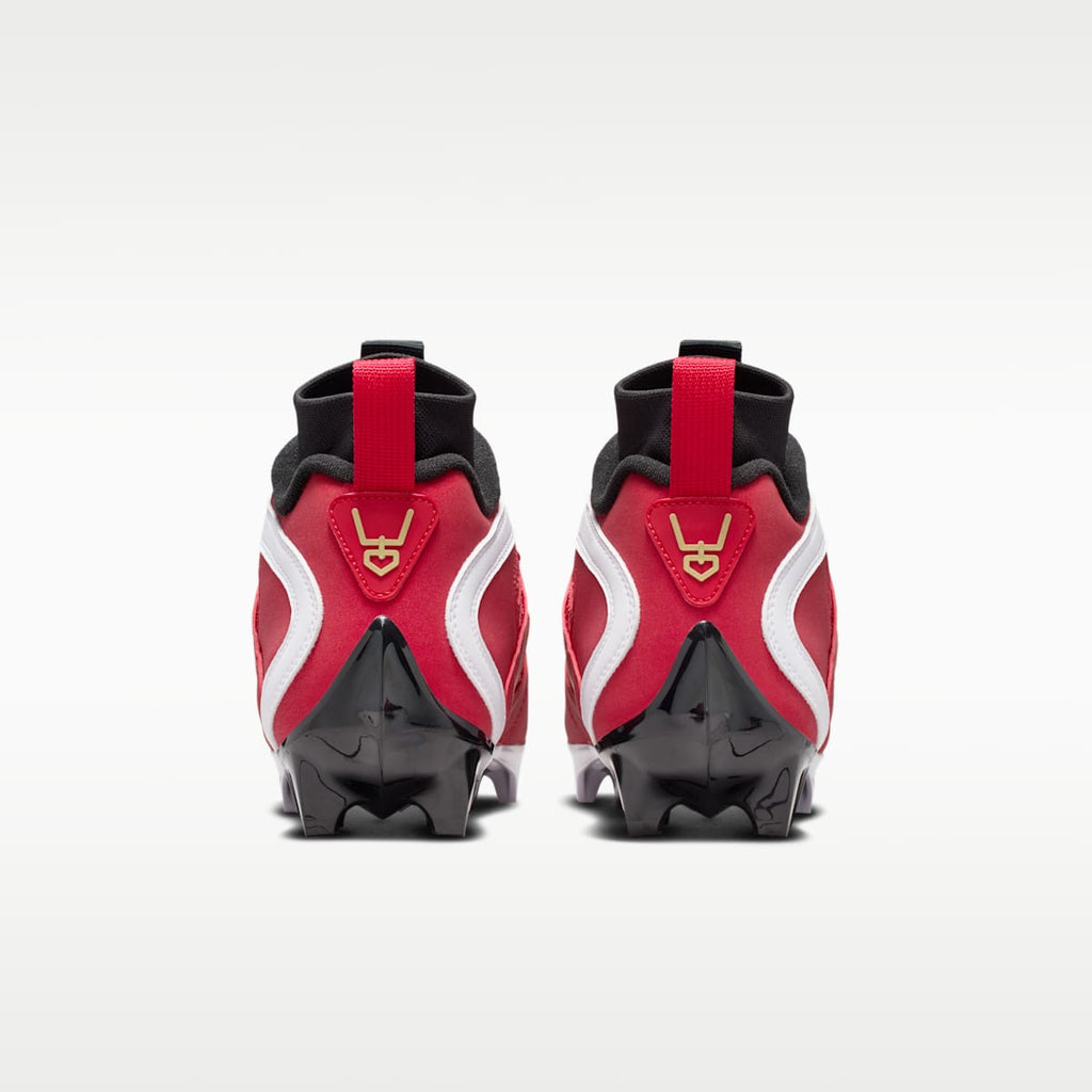 Nike Diamond Turf 2 Football Cleats - Black/Prime Red/White - Image 6