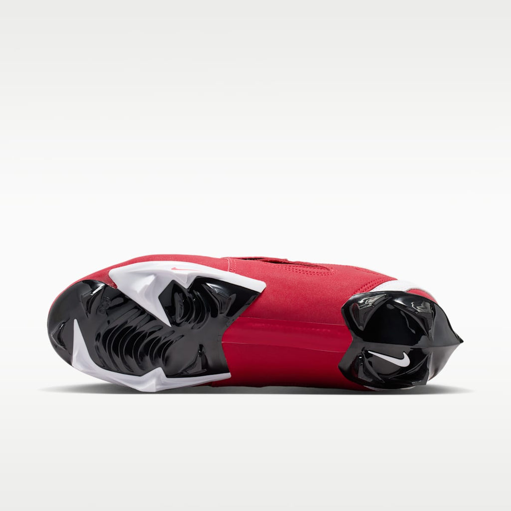 Nike Diamond Turf 2 Football Cleats - Black/Prime Red/White - Image 2