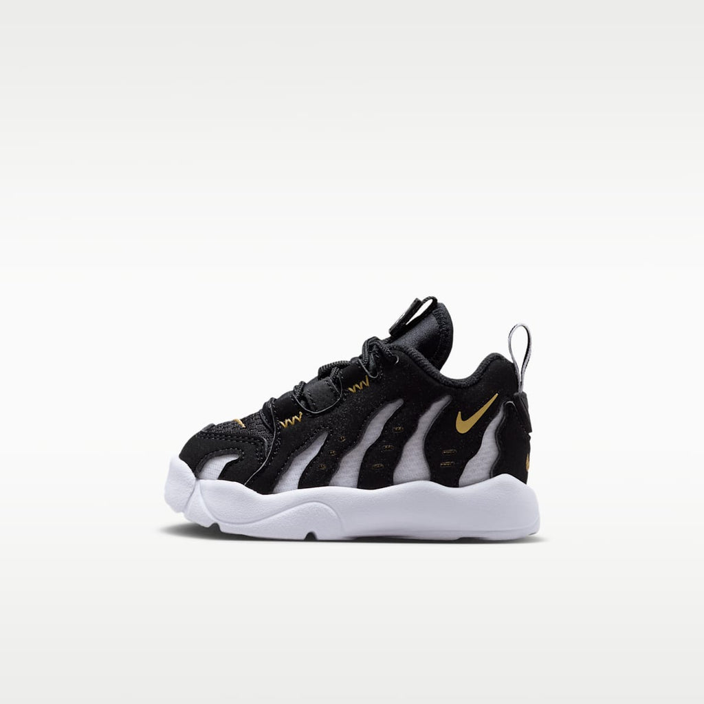 Nike DT Max '96 Low Baby/Toddler Shoes - Black/White/Metallic Gold - Image 1