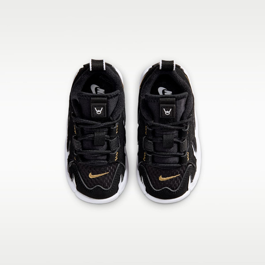 Nike DT Max '96 Low Baby/Toddler Shoes - Black/White/Metallic Gold - Image 4