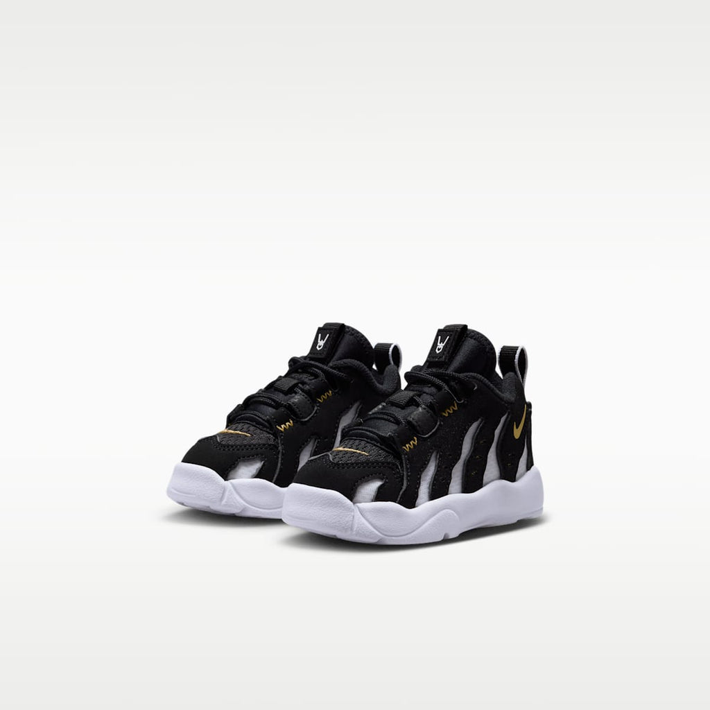 Nike DT Max '96 Low Baby/Toddler Shoes - Black/White/Metallic Gold - Image 5