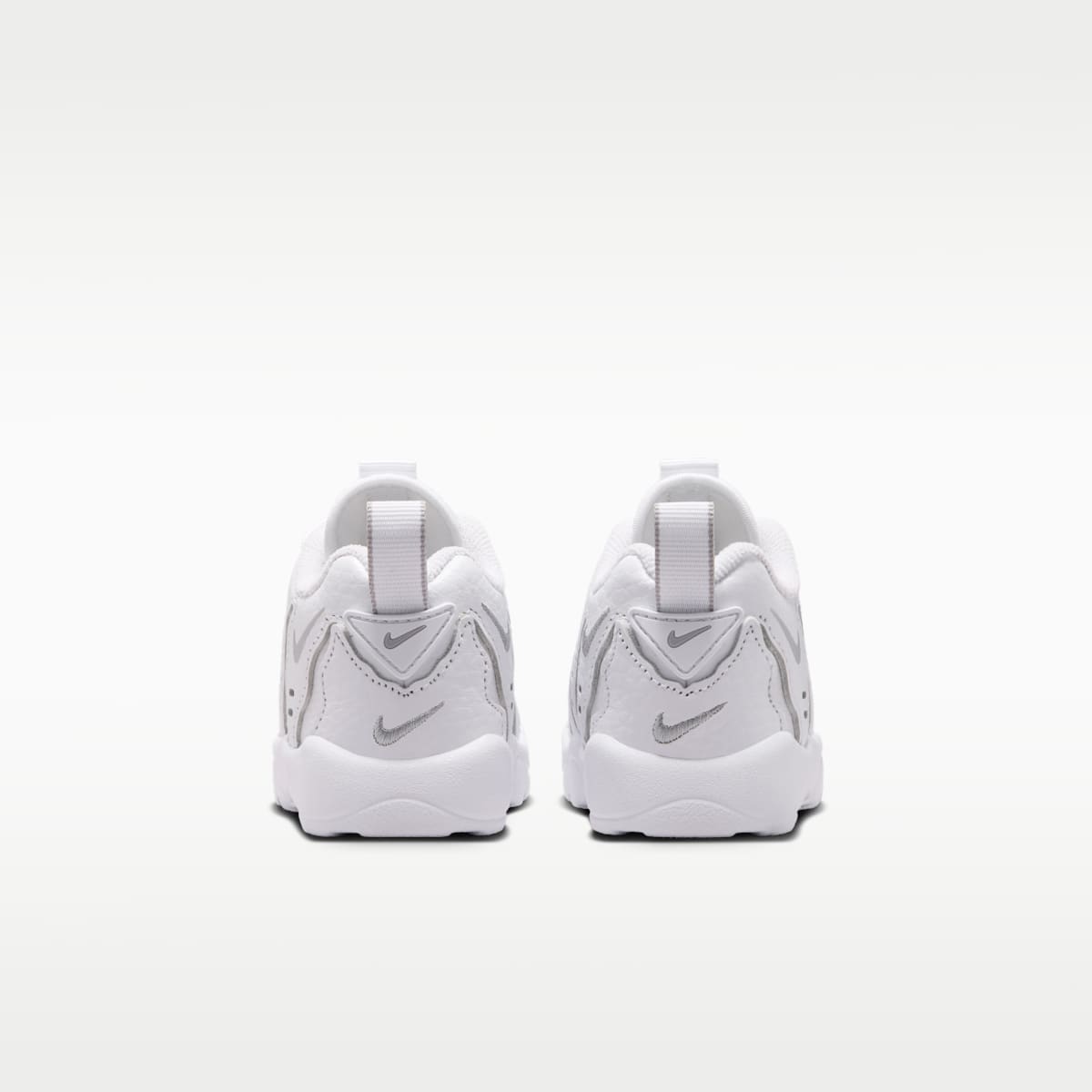 Nike DT Max '96 Low Baby/Toddler Shoes - White/White/Light Smoke Grey/Metallic Silver