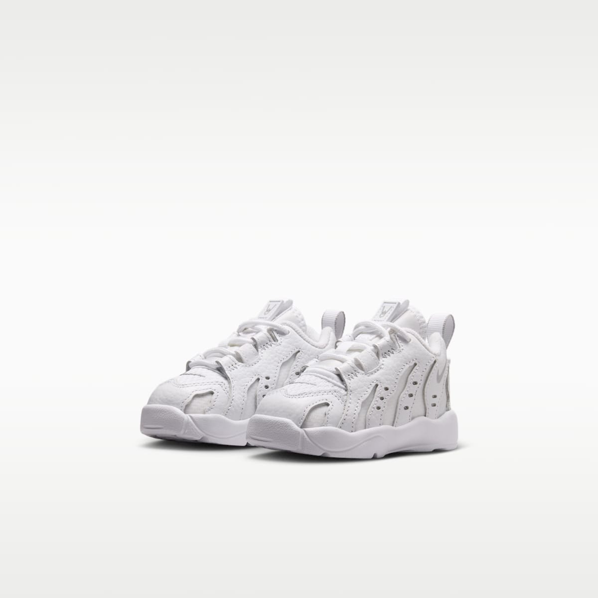 Nike DT Max '96 Low Baby/Toddler Shoes - White/White/Light Smoke Grey/Metallic Silver