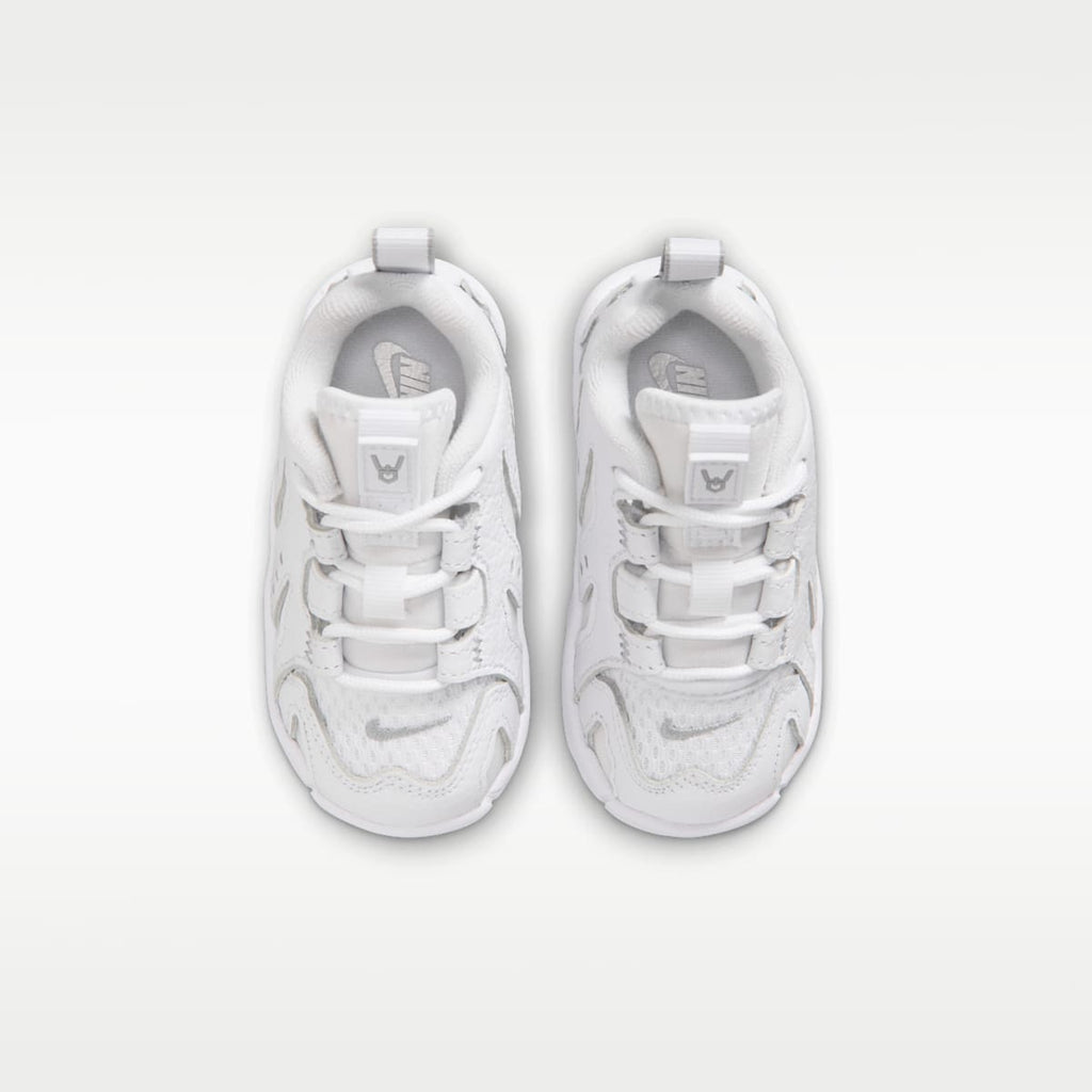 Nike DT Max '96 Low Baby/Toddler Shoes - White/White/Light Smoke Grey/Metallic Silver