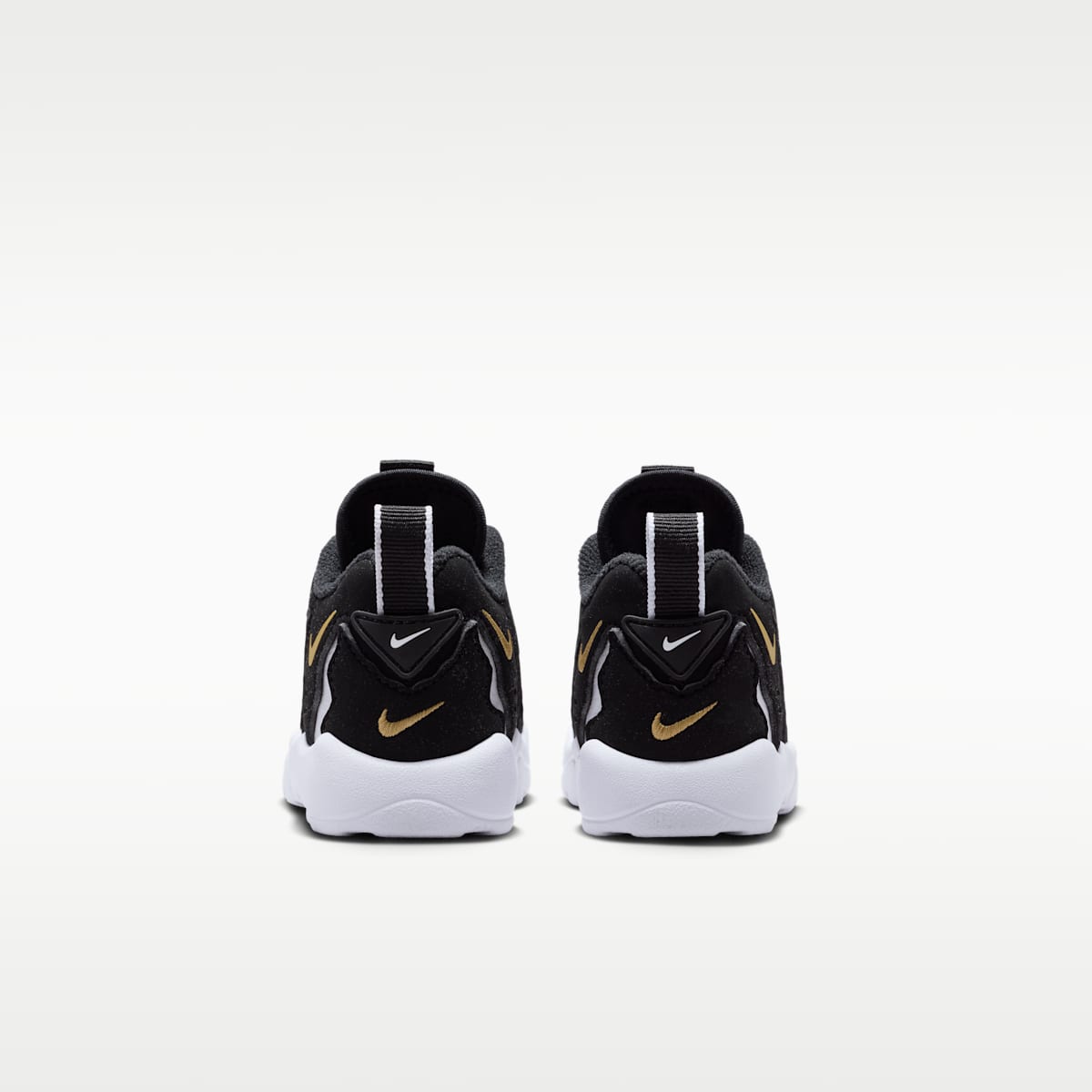 Nike DT Max '96 Low Baby/Toddler Shoes - Black/White/Metallic Gold - Image 6