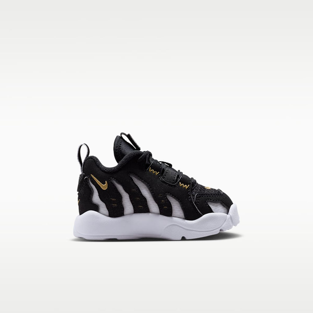Nike DT Max '96 Low Baby/Toddler Shoes - Black/White/Metallic Gold - Image 3
