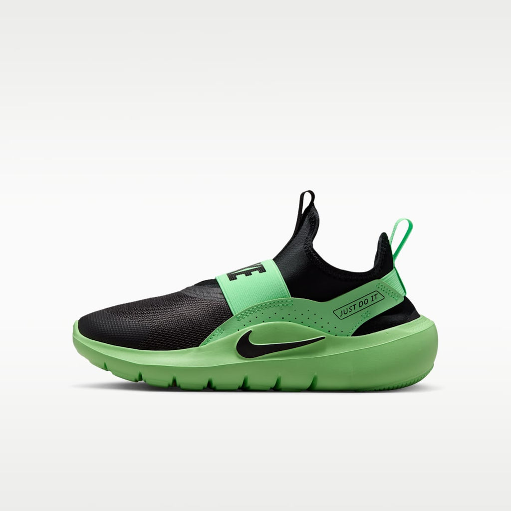 Nike Flex Runner 4 Big Kids' Running Shoes - Black/Illusion Green/Black