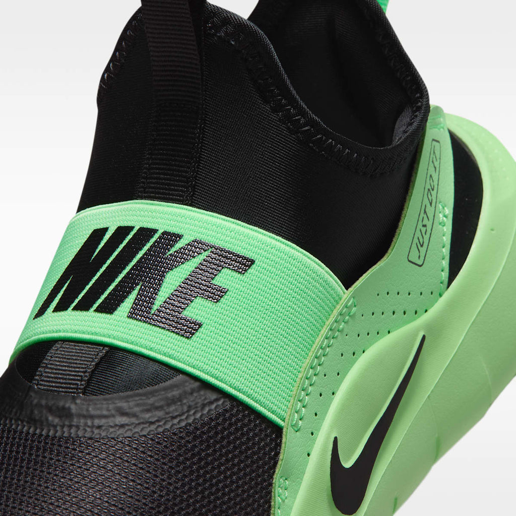Nike Flex Runner 4 Big Kids' Running Shoes - Black/Illusion Green/Black