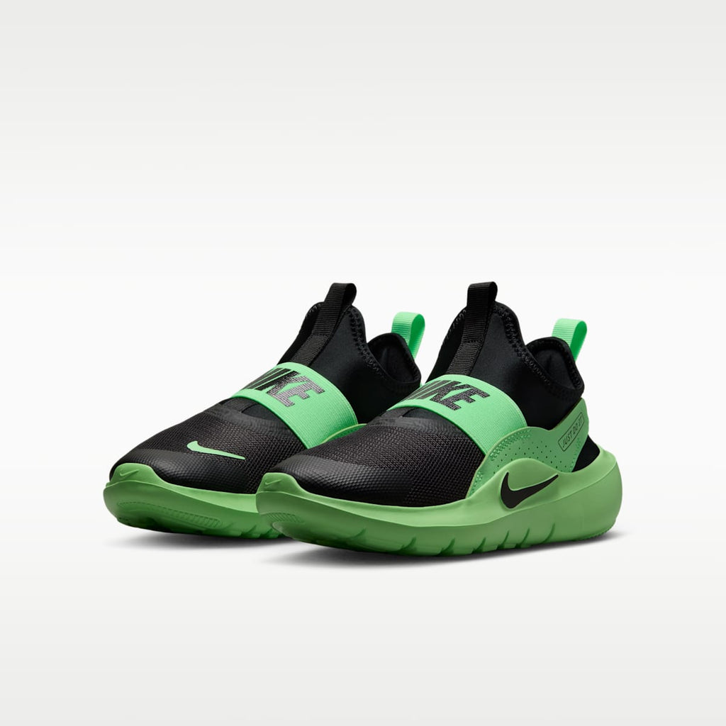 Nike Flex Runner 4 Big Kids' Running Shoes - Black/Illusion Green/Black