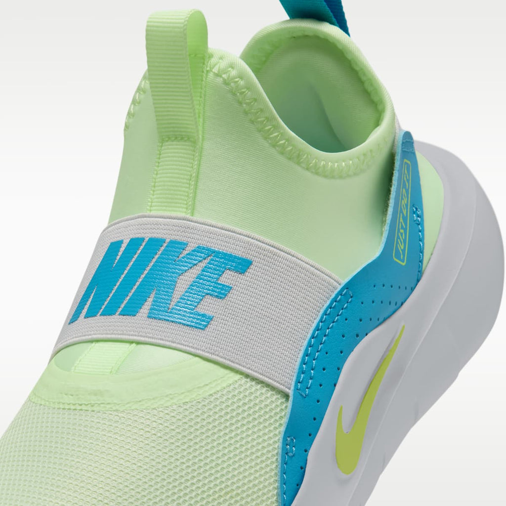 Nike Flex Runner 4 Big Kids' Running Shoes - Barely Volt/Light Current Blue/Photon Dust/Lemon Venom
