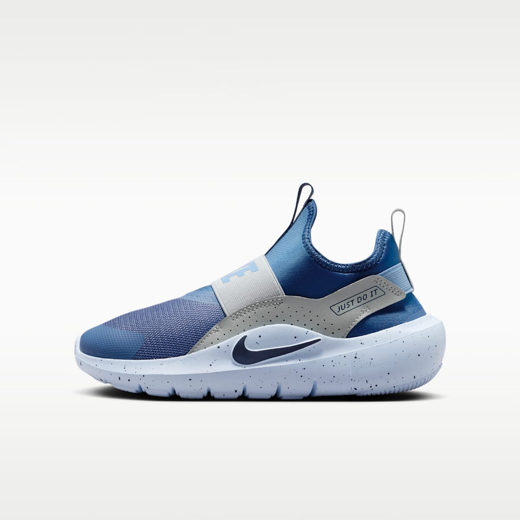 Nike Flex Runner 4 Big Kids' Running Shoes - Mystic Navy/Light Pumice/Work Blue/Midnight Navy