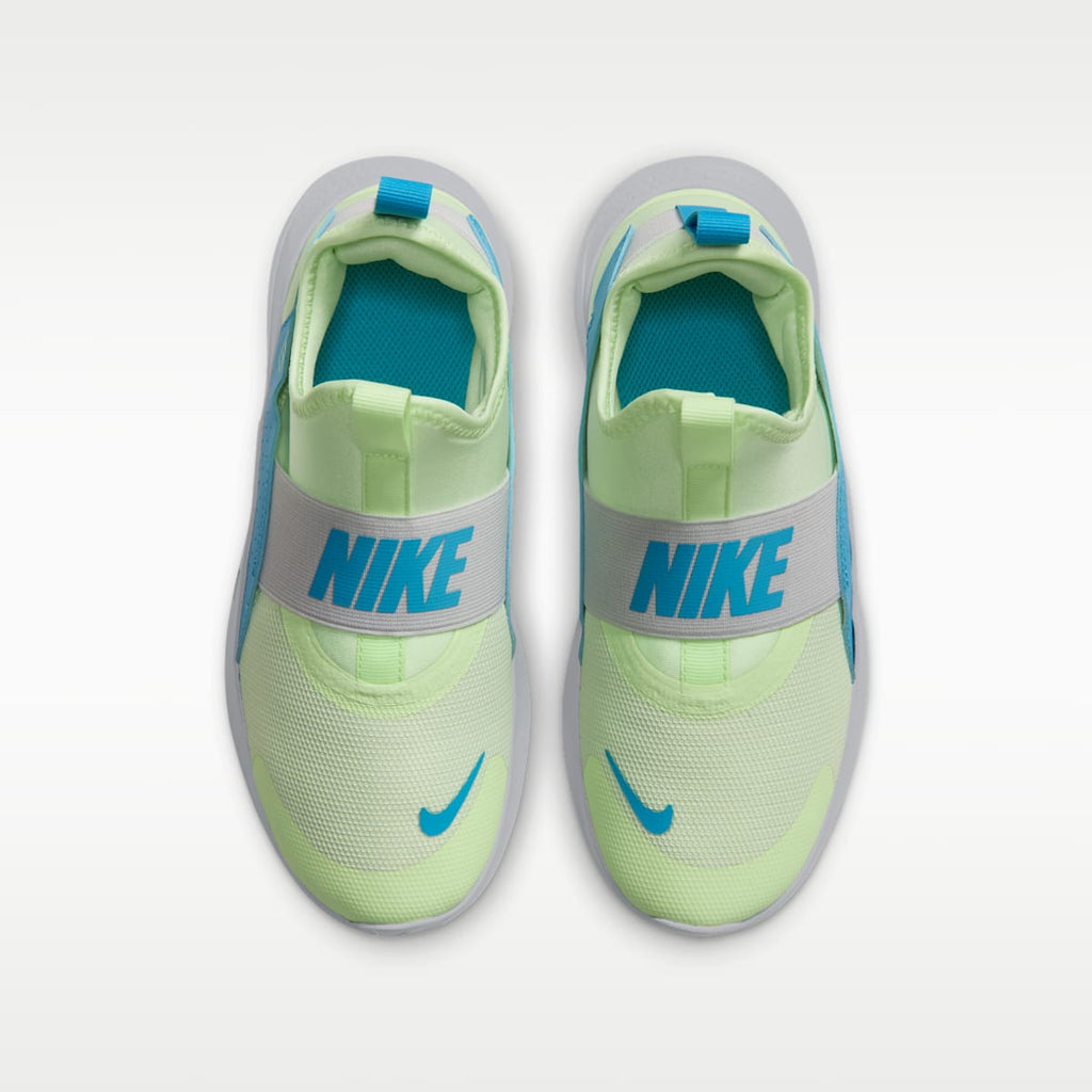 Nike Flex Runner 4 Big Kids' Running Shoes - Barely Volt/Light Current Blue/Photon Dust/Lemon Venom
