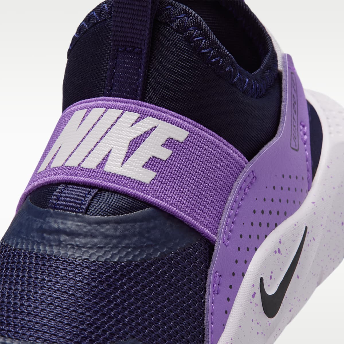 Nike Flex Runner 4 Baby/Toddler Shoes - Blackened Blue/Bright Violet/Bleached Lilac/Black