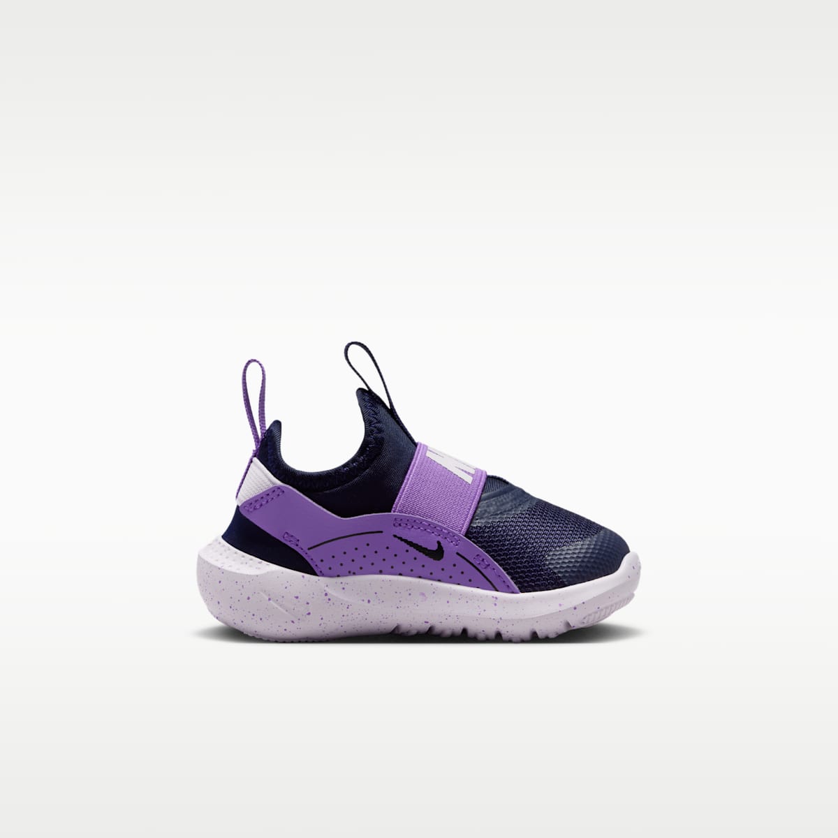 Nike Flex Runner 4 Baby/Toddler Shoes - Blackened Blue/Bright Violet/Bleached Lilac/Black