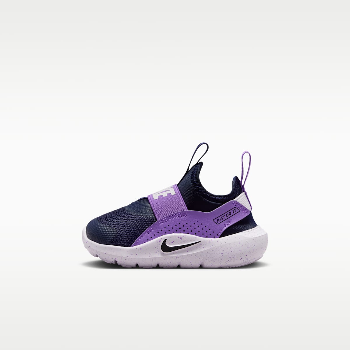Nike Flex Runner 4 Baby/Toddler Shoes - Blackened Blue/Bright Violet/Bleached Lilac/Black