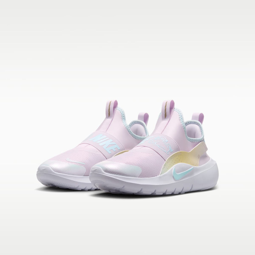 Nike Flex Runner 4 Big Kids' Running Shoes - Bleached Lilac/White/Glacier Blue