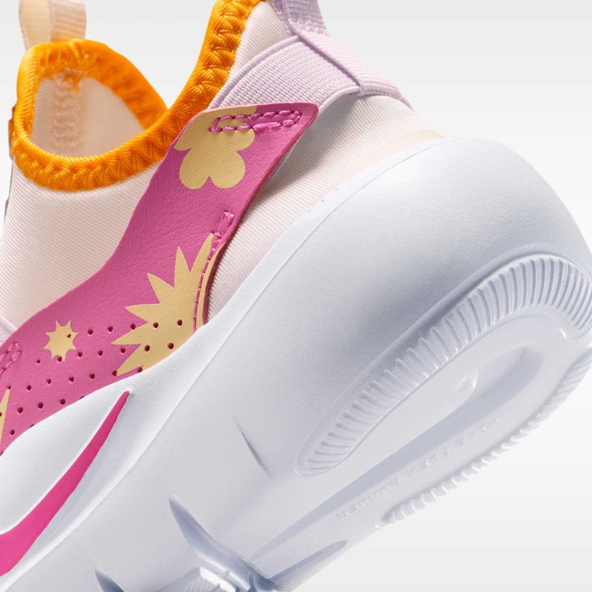 Nike Flex Runner 4 SE Little Kids' Shoes - Chalk/Sundial/Tangerine Tint/Desert Pink
