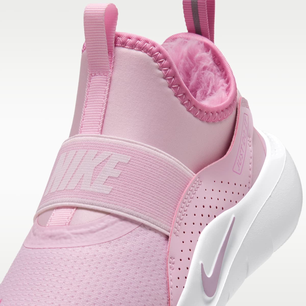 Nike Flex Runner Warm Little Kids' Shoes - Pink Foam/Pink Rise/Pure Platinum/Pink Foam