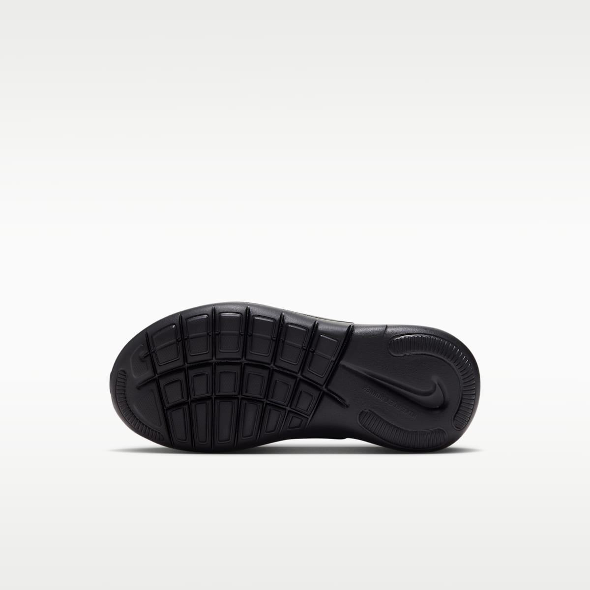 Nike Flex Runner Warm Little Kids' Shoes - Black/Black/Dark Smoke Grey