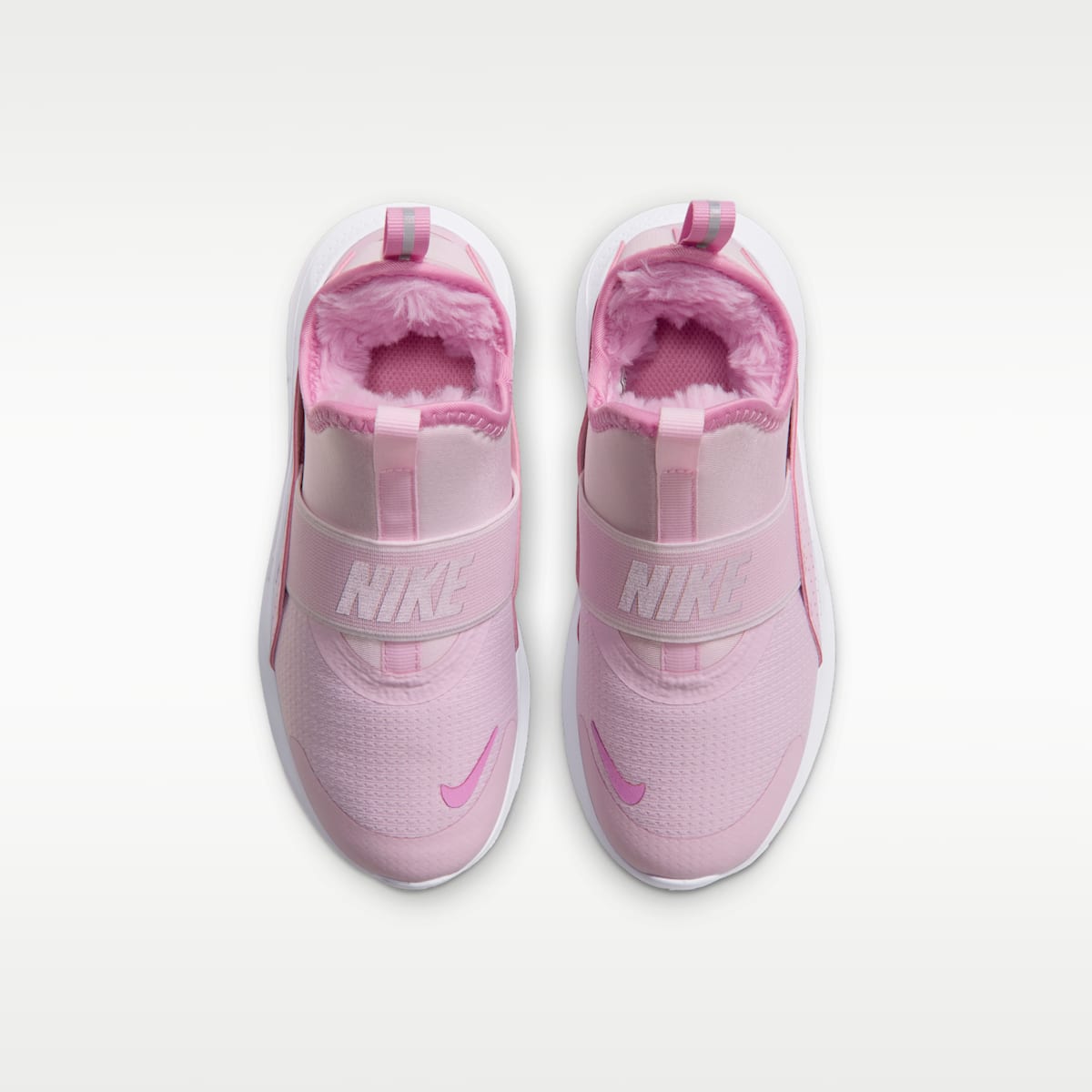 Nike Flex Runner Warm Little Kids' Shoes - Pink Foam/Pink Rise/Pure Platinum/Pink Foam