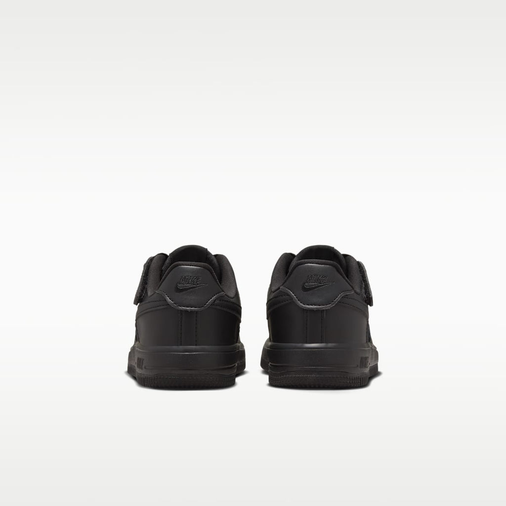 Nike Force 1 Low EasyOn Little Kids' Shoes - Black/Black/Black