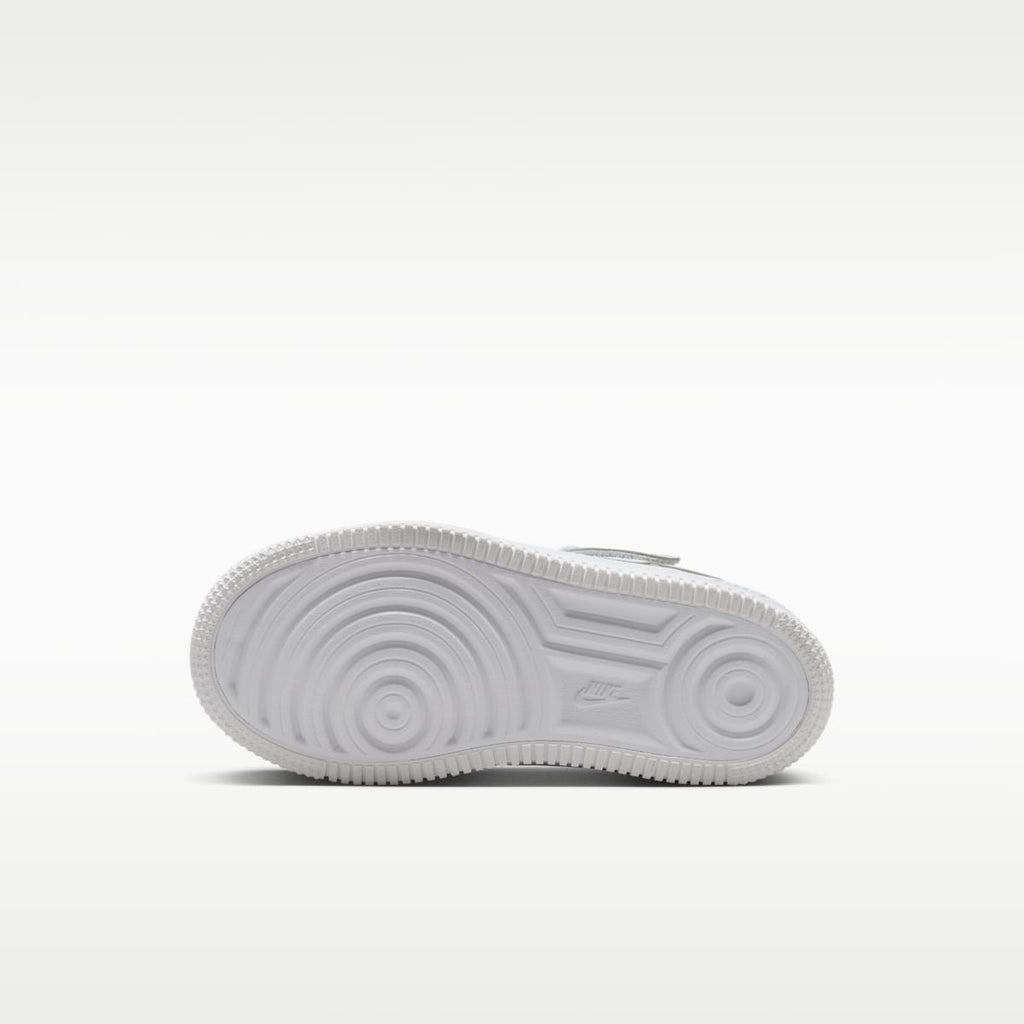 Nike Force 1 Low EasyOn Little Kids' Shoes - White/White/White